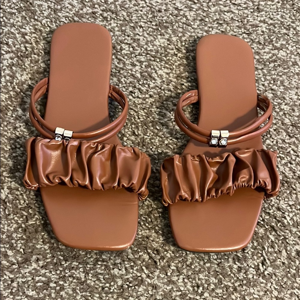 Shein Brown Sandals